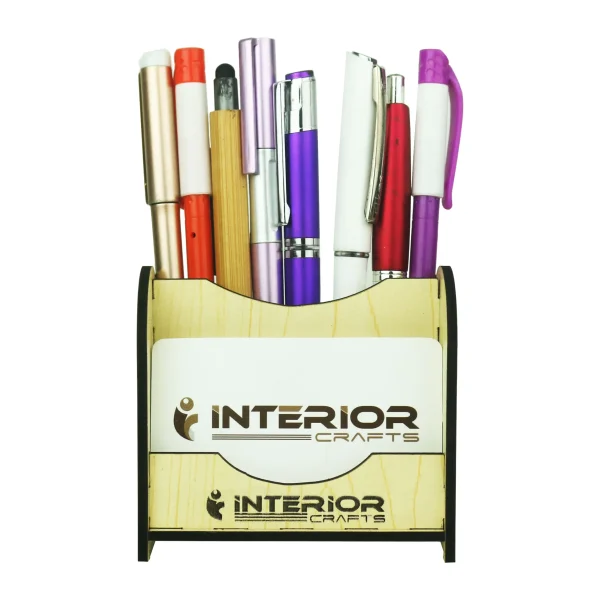 "Card Holder With Desk Organizers For Pen/Pencil" Desk, office, home.