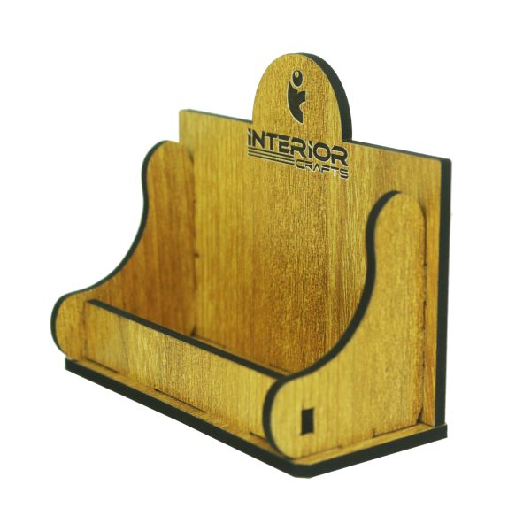 "Wooden Desk Business Card Holder" For Desktop, Office & Showroom. - Image 2