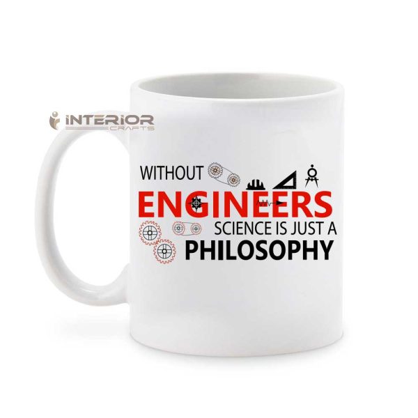"I May Be An Engineer But I Cant Fix Stupid" Funny Ceramic White Coffee Mug. - Image 3