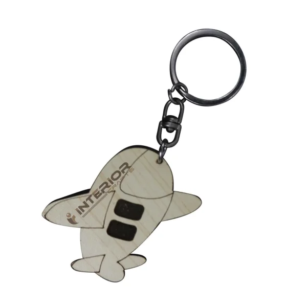 "Wooden Funny Plane Key Ring" Key Chine For Home, Car, Bike, Gift. - Image 2