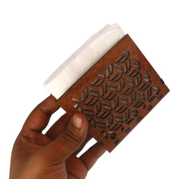 "Plywood Mini Tissue Holder" For Table, Dining Room, Kitchen Decor ETC. - Image 3