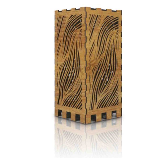 "Wooden Flame Pattern Night Lamp" - Image 6