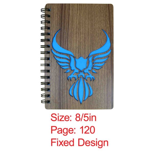 Wooden Bird Shape Spiral Notebook. - Image 4