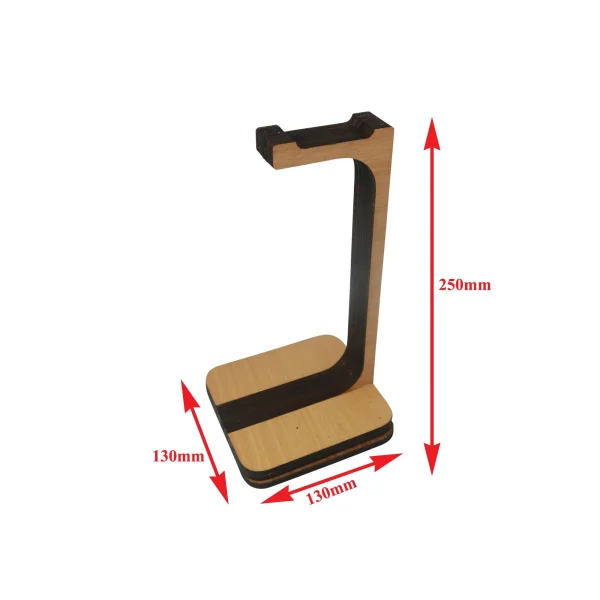 "Wooden headphone holder/stand" - Image 3