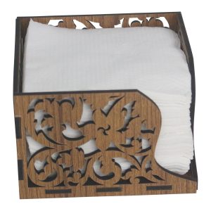 "Modern Style Table Decorative Flower Art Mini Napkin Holder."