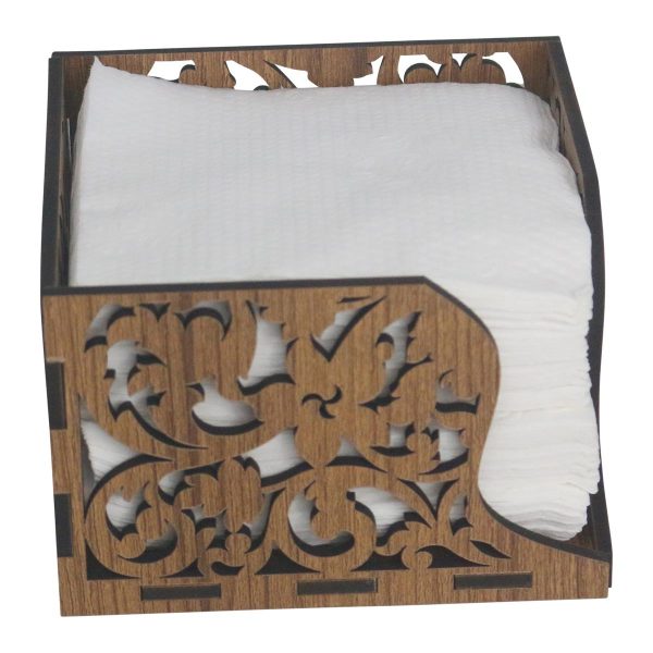 "Modern Style Table Decorative Flower Art Mini Napkin Holder."