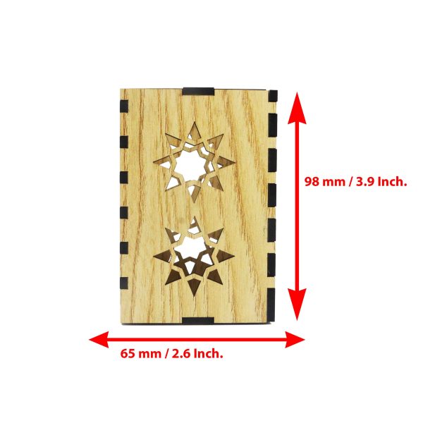 "Wooden Star Art Pen/Pencell Holder"(White) - Image 3