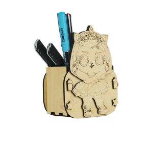 "Wooden Kids Pen/Pencil Holder"