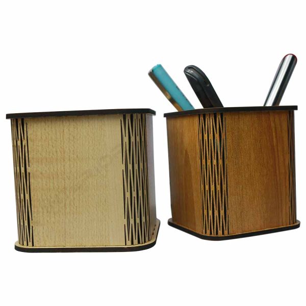 Wooden Decorative Sami Square "Flexible Pen Holder". - Image 5