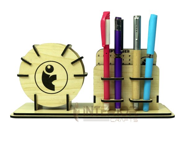 "Wooden Calendar With Multi-functional Desk Organizer" (2025) - Image 5