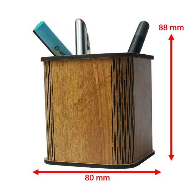 Wooden Decorative Sami Square "Flexible Pen Holder". - Image 3