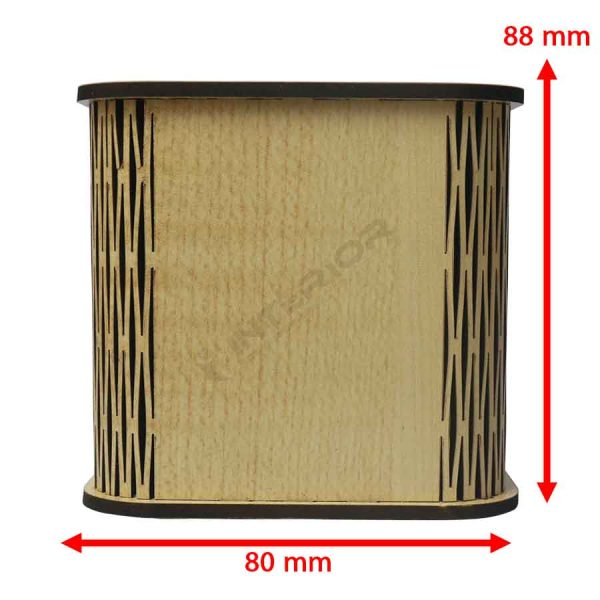Wooden Decorative Sami Square "Flexible Pen Holder". - Image 3