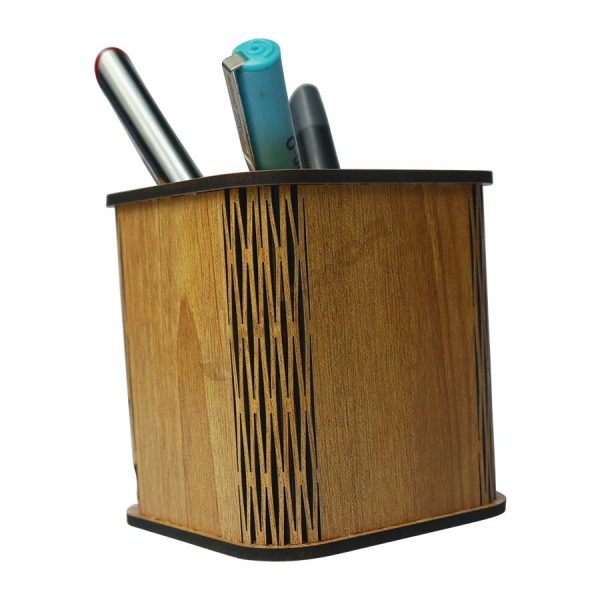Wooden Decorative Sami Square "Flexible Pen Holder". - Image 2