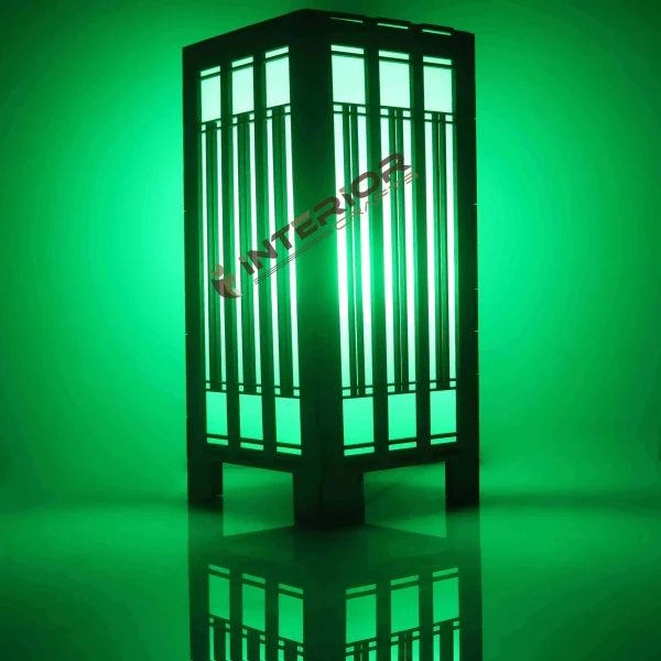"Japanese Style Wooden Table Lamp"